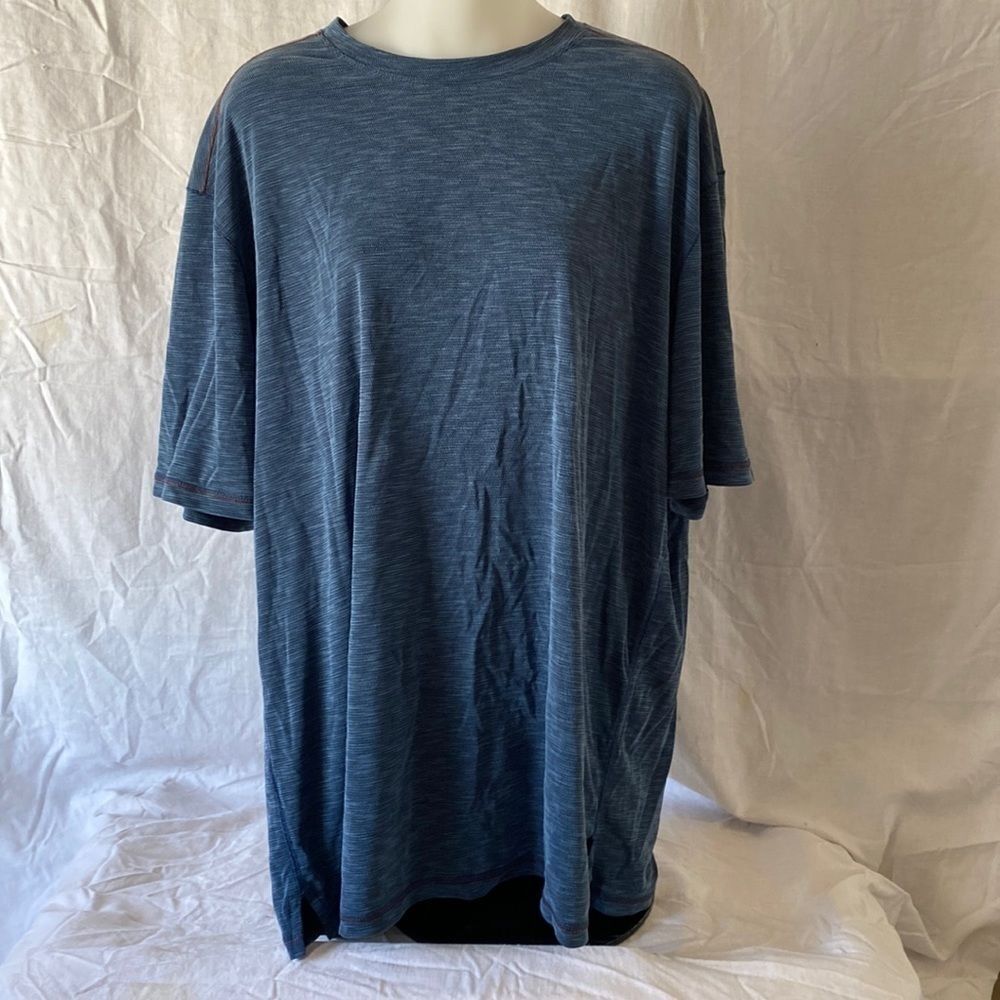 Tommy Bahama Men’s Blue Casual Short Sleeve T-Shirt Size Large Cotton Comfort